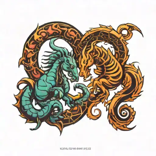 Leo Scorpio And Gemini Symbol