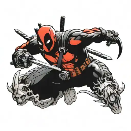 Deadpool And Venom Sleeve