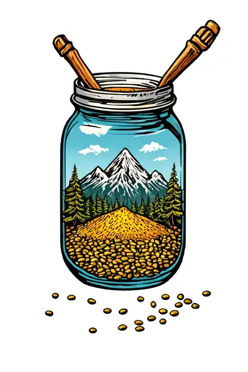 Mustard Seed Jar Mountain Range