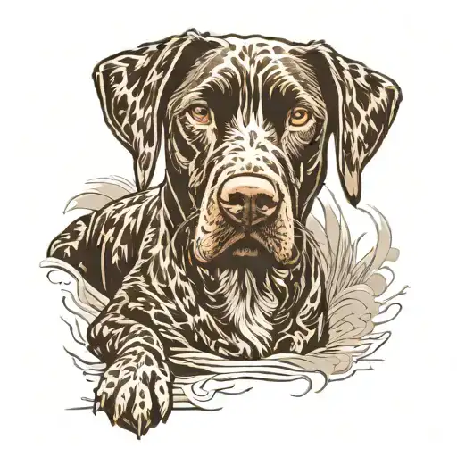 German Short Hair Pointer Use N For North