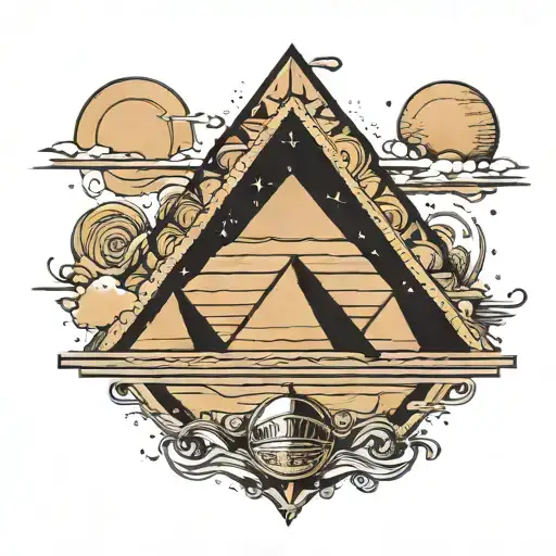 Pyramids Agypt Sand Sun