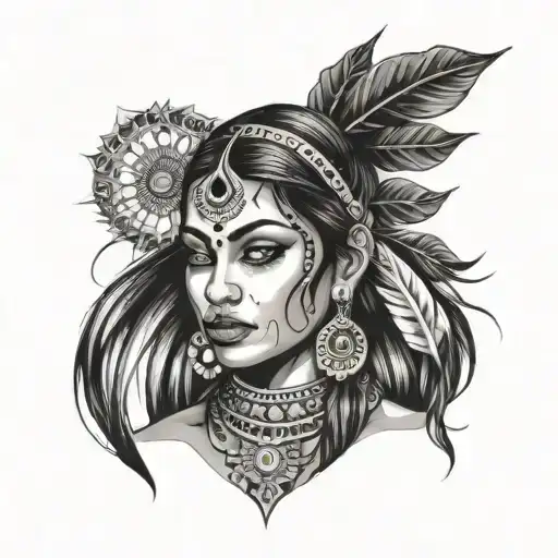 Indian Woman Face