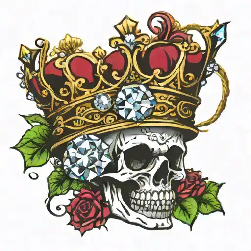 Crown And Diamond Jewel