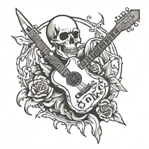 Track Spikes And Guitar