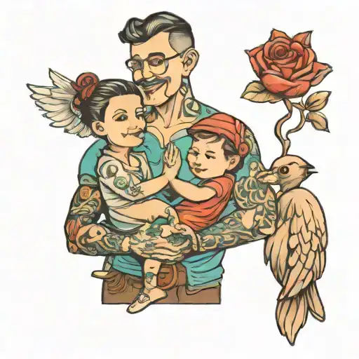 Mom And Dad With Son