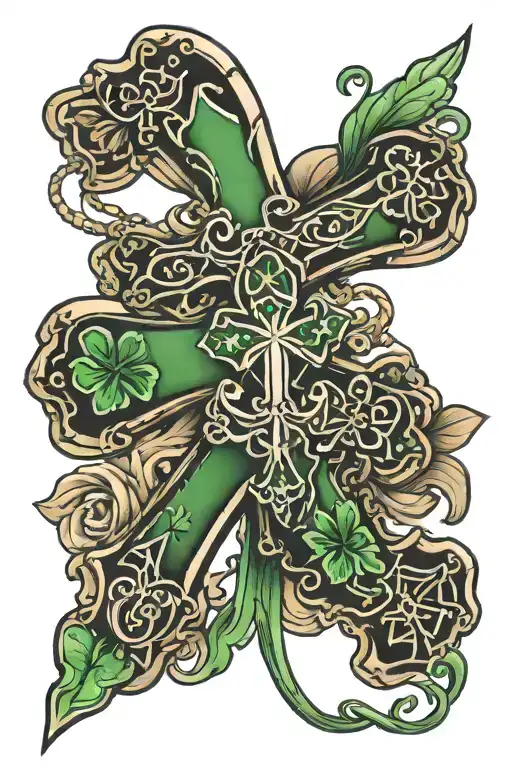 Irish Cross Dad Memorial