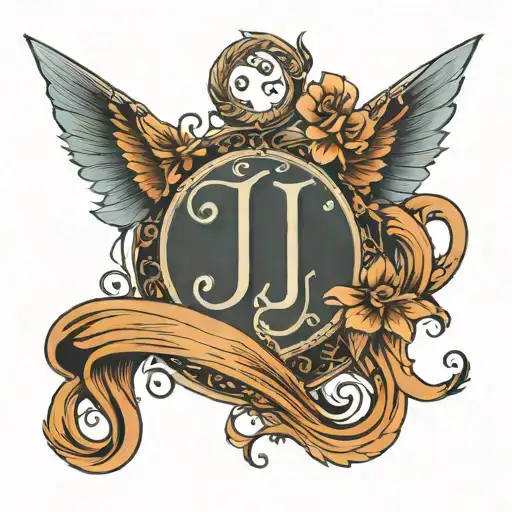 The Letter J With The Date 9-23 Below