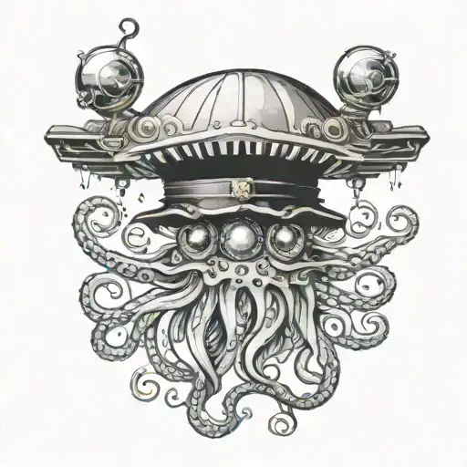 Beautiful Captain Jellyfish With Googly Eyes