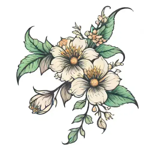 Dainty Flowers Blooming