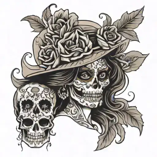 The Catrina Mexican Woman