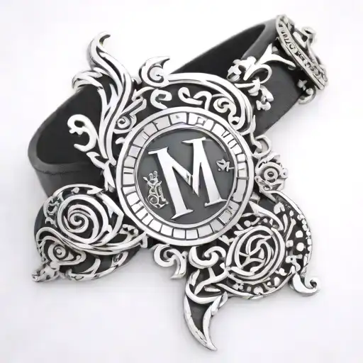 Men's Bracelet Containing The Letters Damm