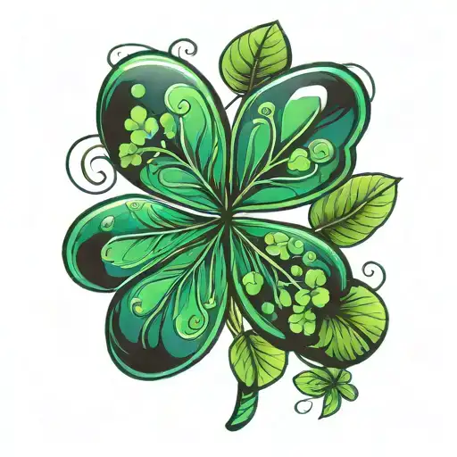 4 Leaf Clover Leaf
