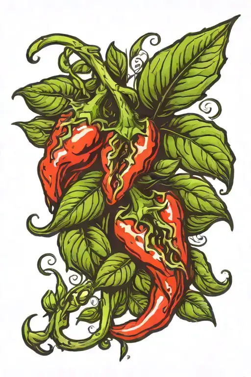 Hot Pepper Plant Transforming