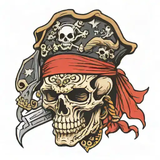 Pirate Skull Puerto Rico Durag