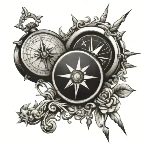 Compass With Cordinates