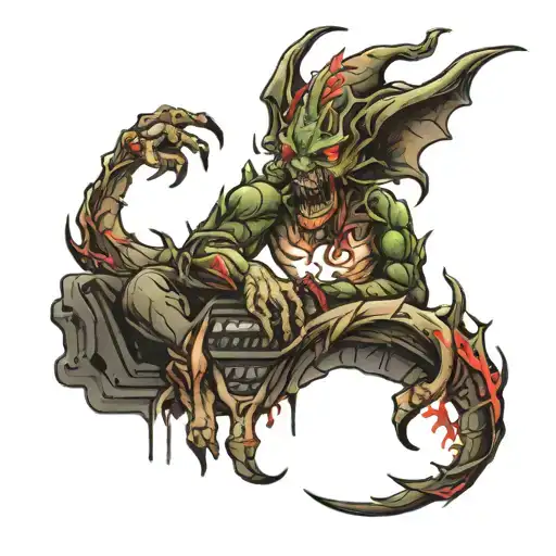 Gaming Keyboard Morphing Demons