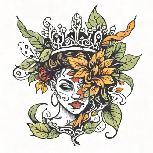 Mmvi In A Leaf Crown