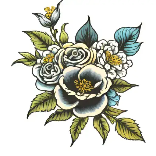 Bouquet Birth Flower Bouquet