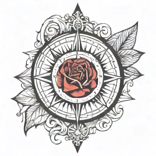 Rose And Compass