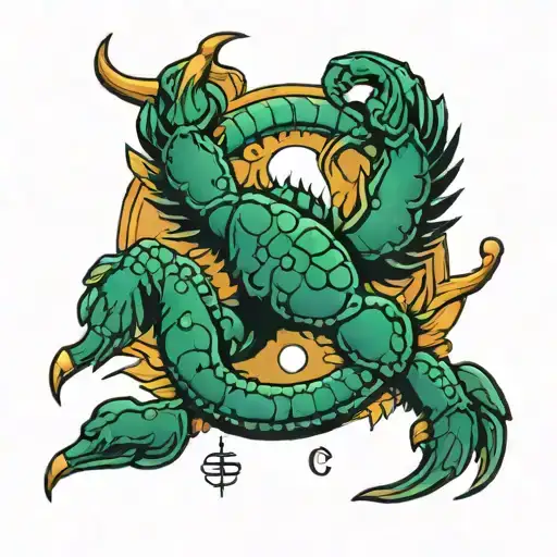 Words Cinda Shamire With Scorpio Zodiac Symbol