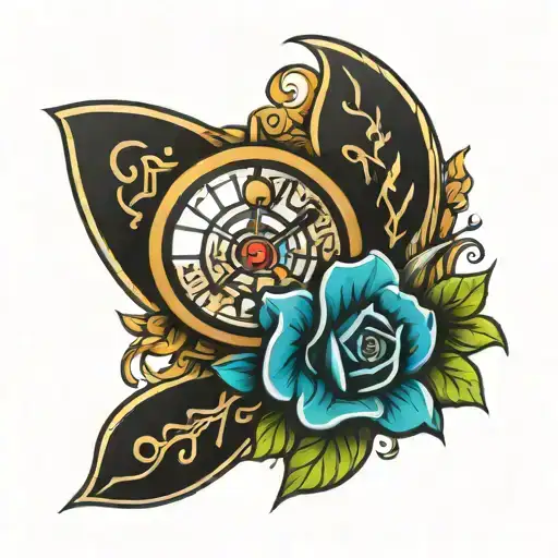 New York Inspired Flash Tattoo Design