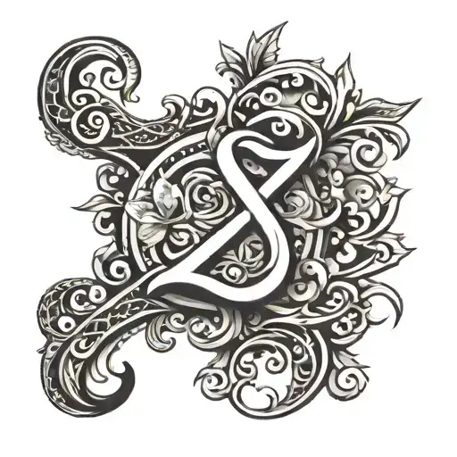 Letter S Z Ininfinity Symbol Incorporated
