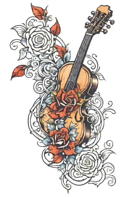 Music Flowers Patriotic