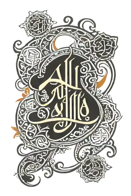 Ya Ali In Arabic Calligraphy