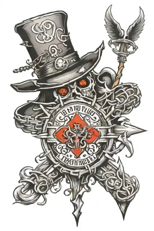 Western And Vegas With Barbed Wire Wrapped