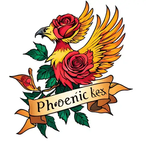 Rose With The Name Phoenix