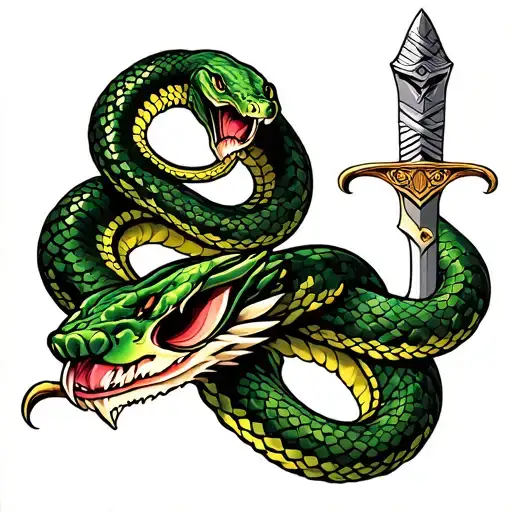 Traditional Snake Dagger