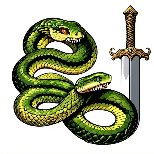 Traditional Snake Dagger