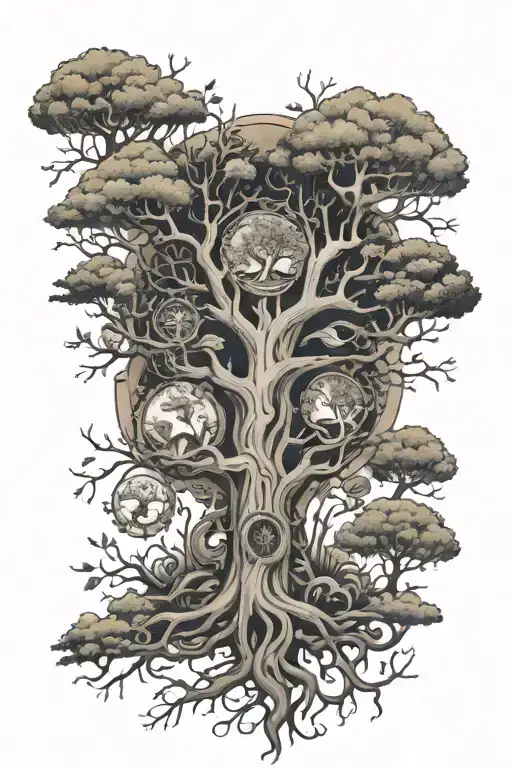 Family Tree Surrounded