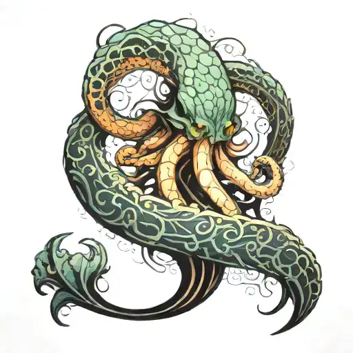 Kraken Tentacle Wrapped