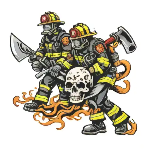 Firefighter And Death