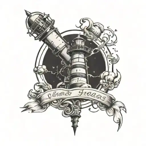 Lighthouse Atlas Holding The World