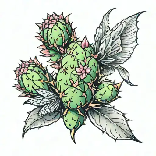 Cactus With Pixie Wings Spread