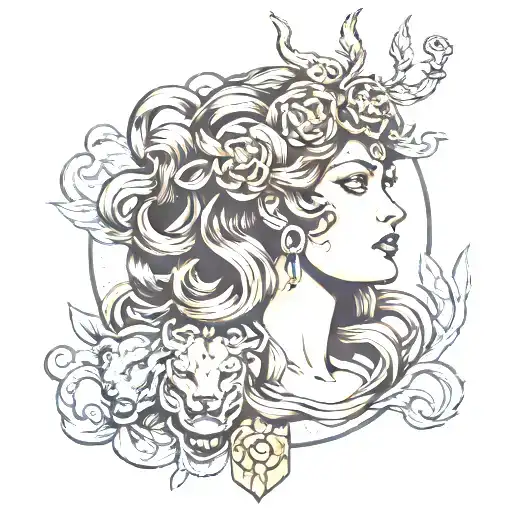 Athena Goddess Medusa Gorgon