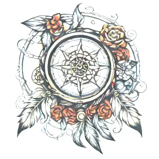 Dream Catcher With Compass