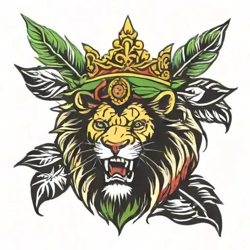 Rasta Lion Crown