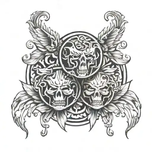 Matching Brother Tattoo Design