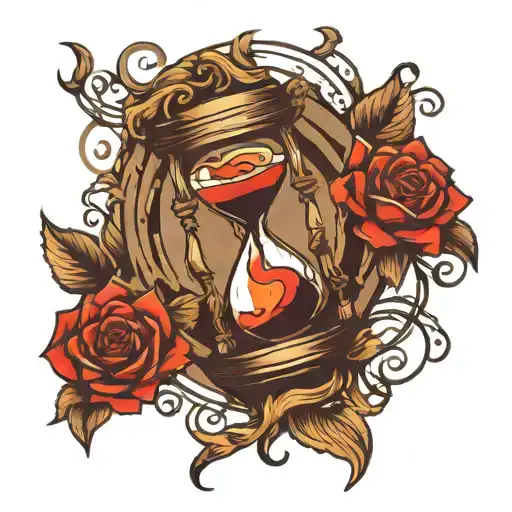 Broken Hourglass Music Notes