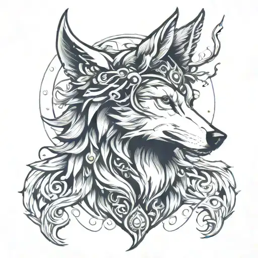 Wolf Angel Hood
