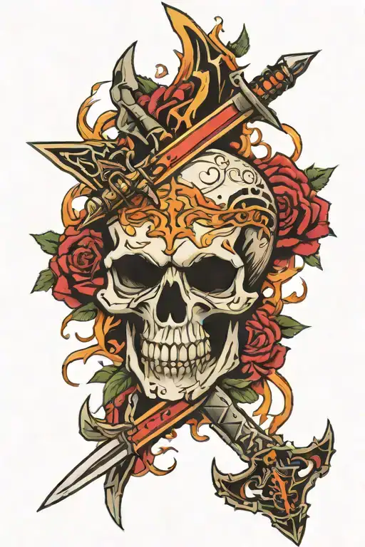 Skull Sword Lightning