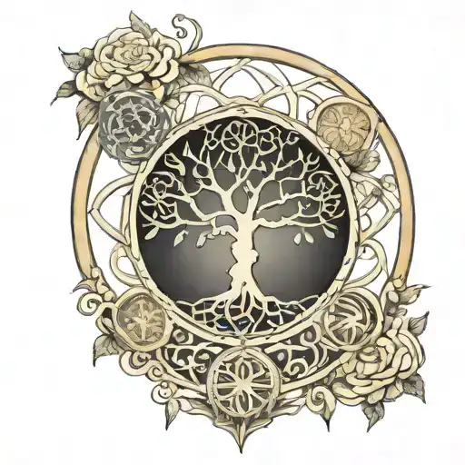 Tree Of Life Metatron Chakra Symbols