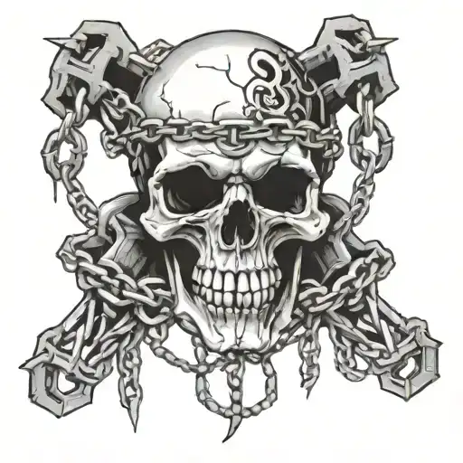 Skull And Chains Breaking