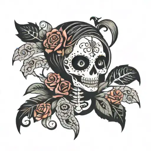 Sally Skellington Skull