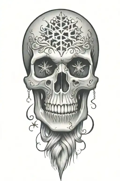 Snowflake Skull
