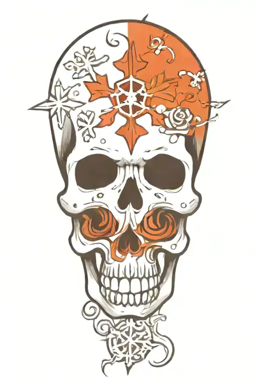 Snowflake Skull