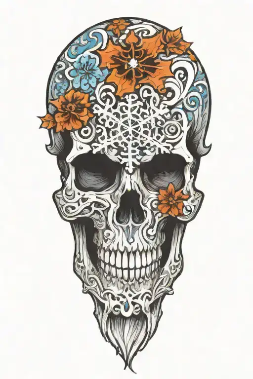 Snowflake Skull